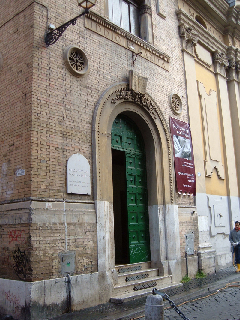 chiesa evangelica battista in Trastevere