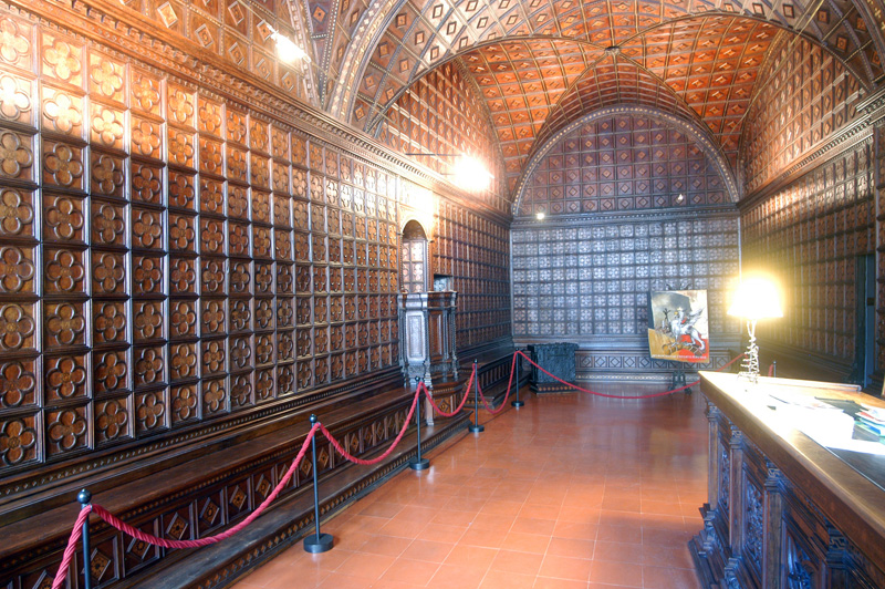sala dell'udienza del Nobile Collegio della Mercanzia