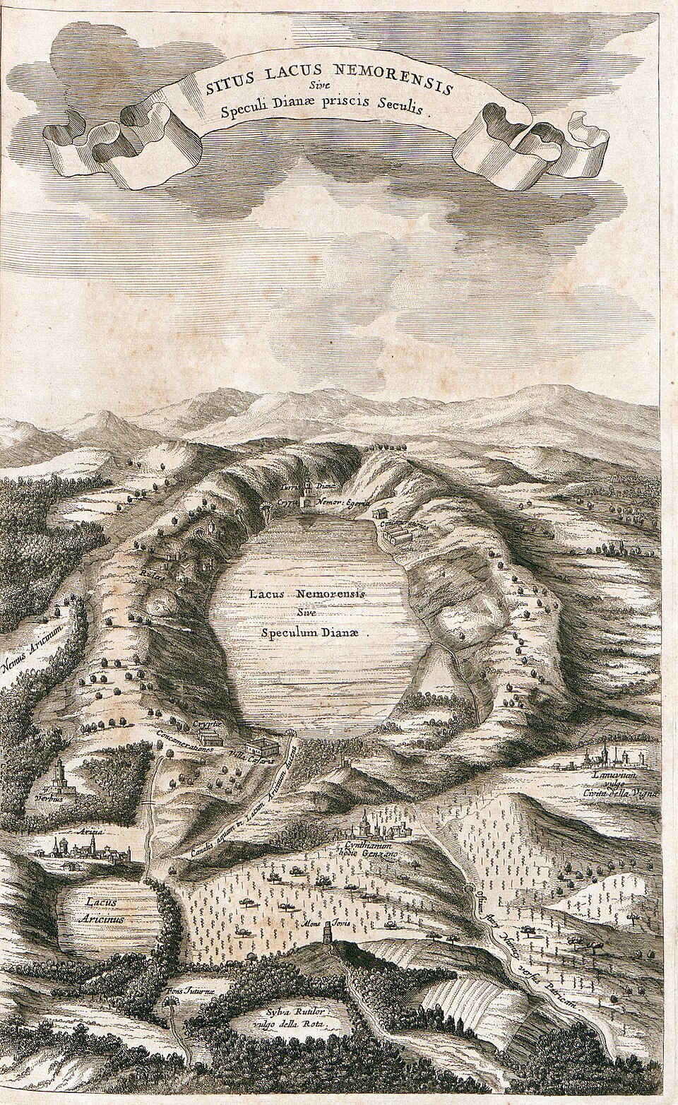 Discenderia emissario del Lago di Nemi