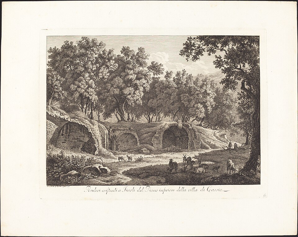 Ruderi della villa di Cassio